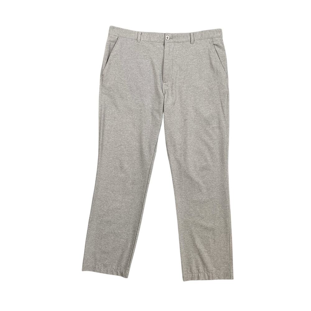 Johnston & Murphy Pants Mens 36 Grey XC4 Golf Performance Lightweight Golf Chino